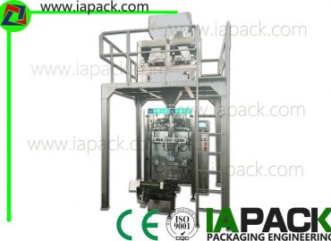6 KW 0.6 MPa granule packing machine യാന്ത്രിക തൂക്കം PLC സെർവ സിസ്റ്റം